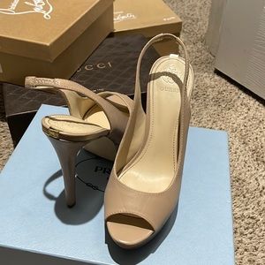 Tan guess heels
